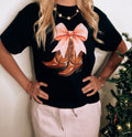 Cowgirl Boots & Bows T-Shirt